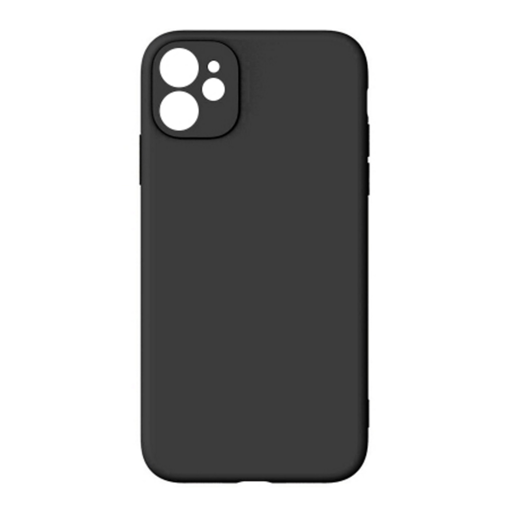 Θήκη TPU Σιλικόνης με Προστασία Κάμερας για iPhone 11 - Μαύρo Ματ