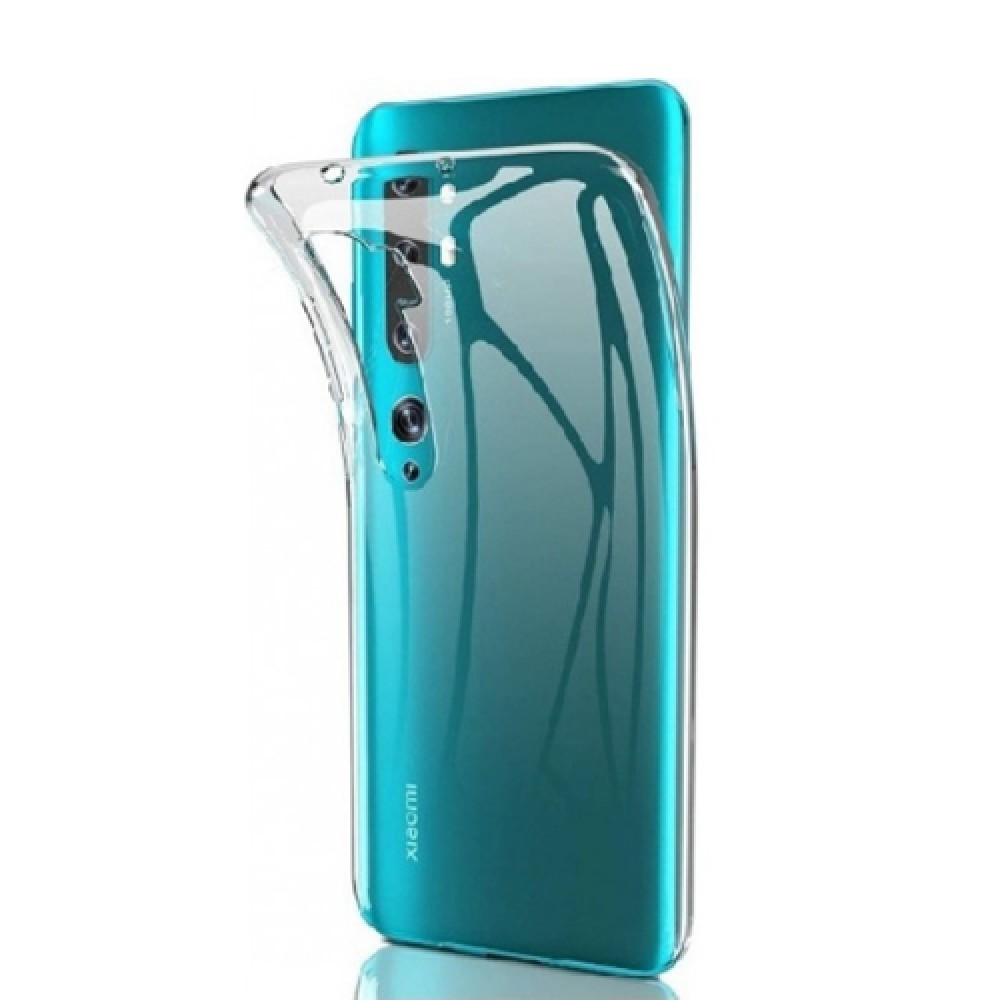 Θήκη TPU Σιλικόνης 1mm για Xiaomi Mi Note 10 / Mi Note 10 Pro - Διάφανη