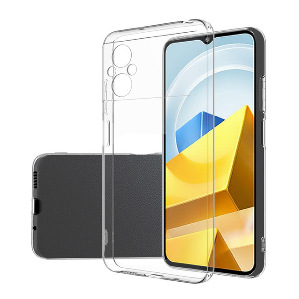 Θήκη TPU Σιλικόνης GREEN ON για Xiaomi Poco M5 - Διάφανο