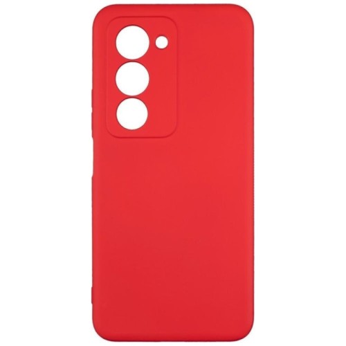 Θήκη TPU Σιλικόνης με Υφασμάτινη Επένδυση για Xiaomi Redmi 15 - Κόκκινο