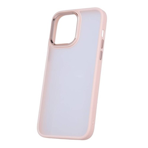 Σκληρή Θήκη Satin Matt για iPhone 12 / 12 Pro - Ροζ Πλαίσιο
