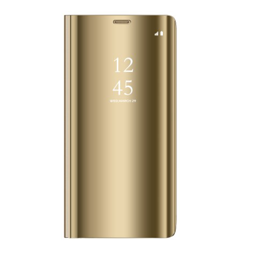 Θήκη Book Style Clear View για Samsung S20 Ultra - Χρυσή