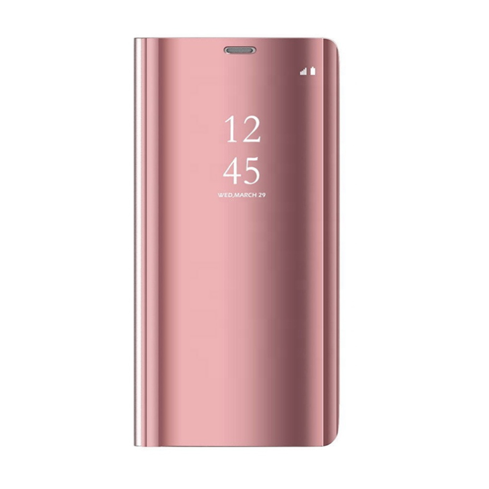 Θήκη Book Style Clear View για Samsung Galaxy M31s - Ροζ Χρυσό