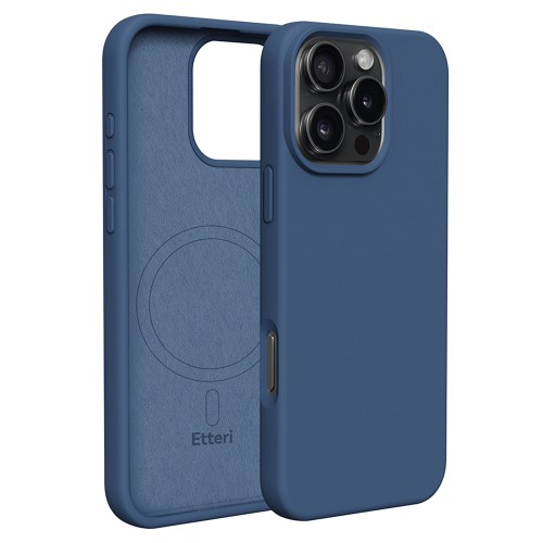 Etteri Θήκη TPU Σιλικόνης Mag Invisible για iPhone 16 Pro Max - Σκούρο Μπλε