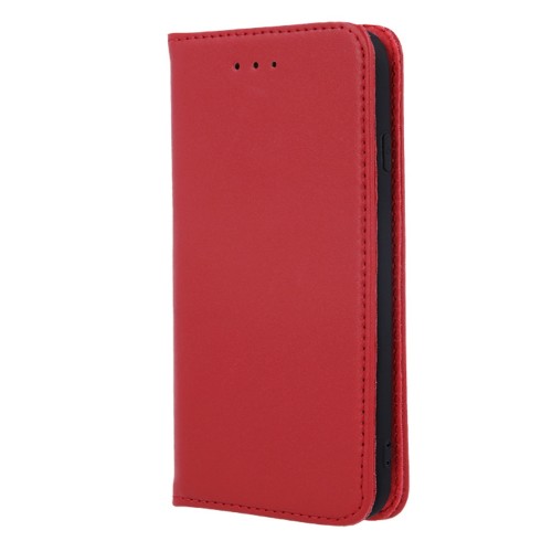 Δερμάτινη Θήκη Book Style για iPhone 15 Plus - Κόκκινο