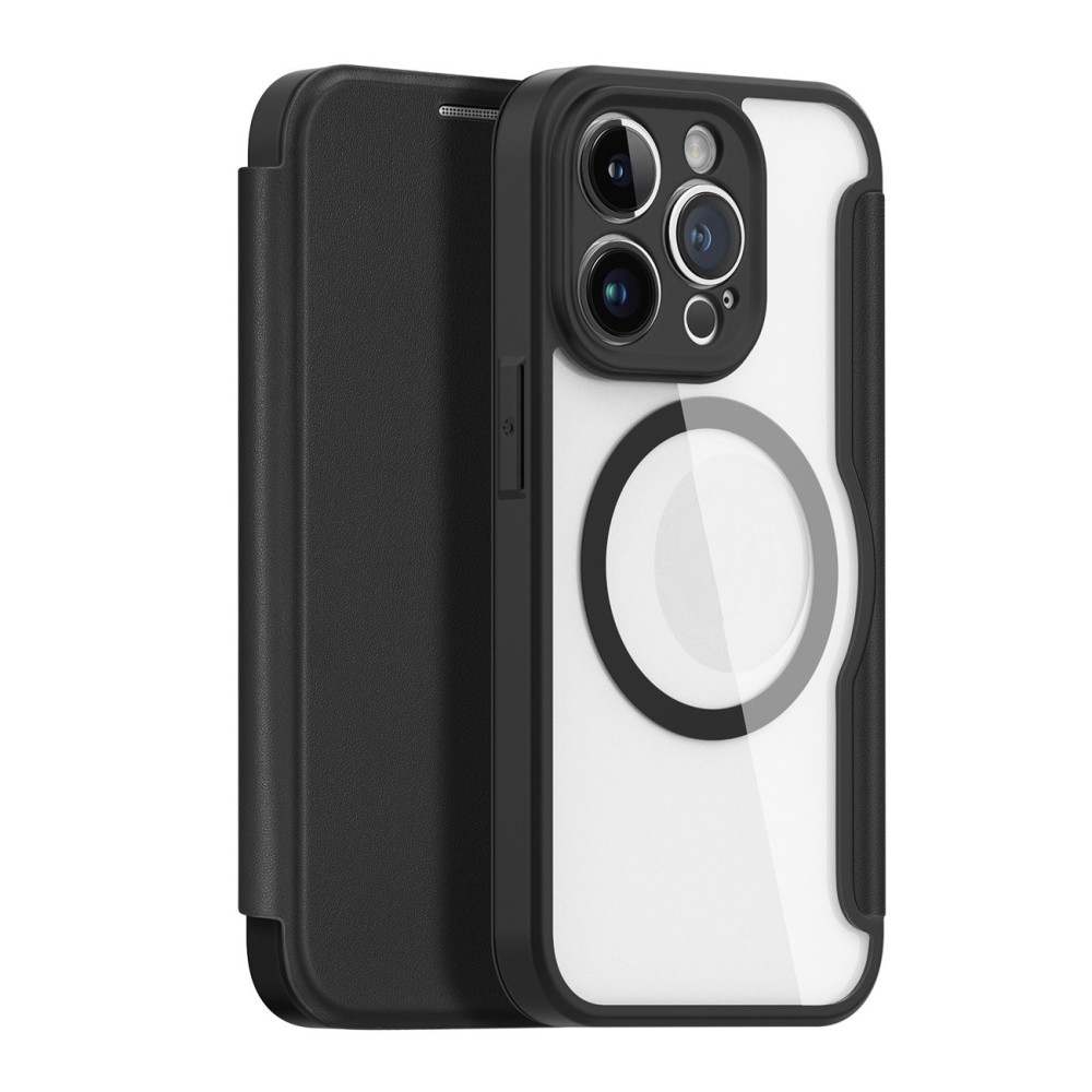 Θήκη DUX DUCIS Skin X Pro Book Style Magsafe Magnetic Flip Cover για iPhone 15 Pro Max - Μαύρο