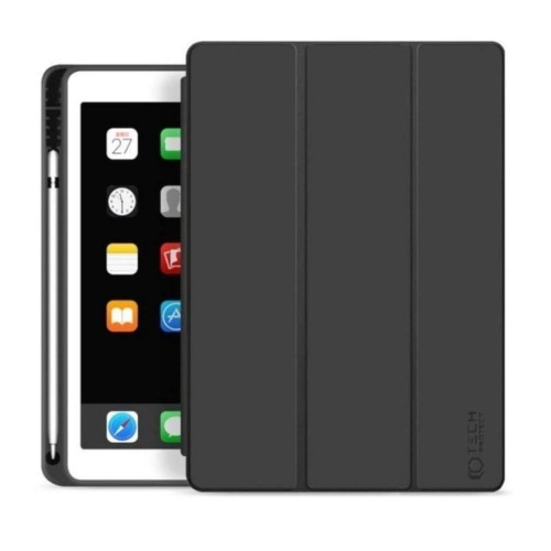 Tech-Protect Θήκη Trifold με Θέση για Πενάκι για iPad 10.2 2019 / 2020 / 2021 - Μαύρο