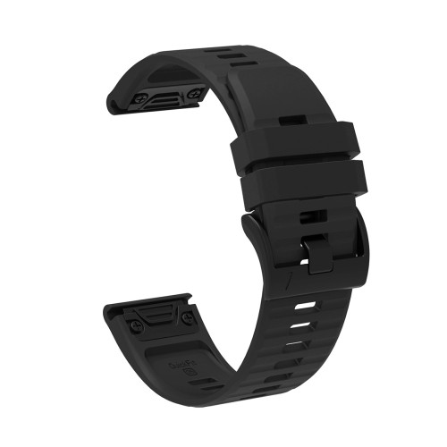 Λουράκι Σιλικόνης για Garmin Fenix 3/5X/6X/7X Pro - Μαύρο