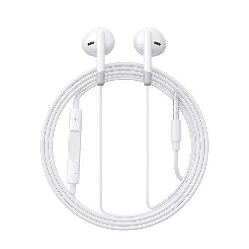 Joyroom Ενσύρματα Ακουστικά In-Ear Handsfree με Jack 3.5mm - Λευκό JR-EW01
