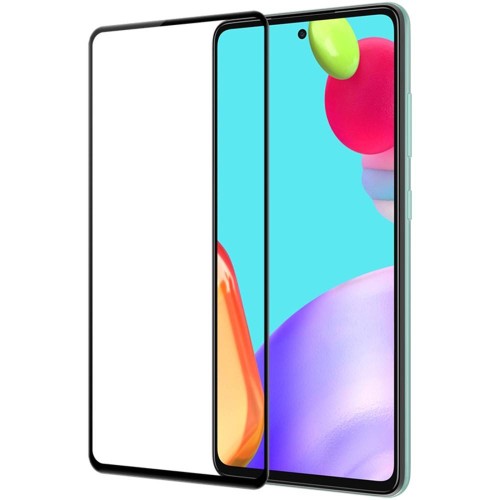 Full Glue Tempered Glass για Galaxy A72 - Μαύρο Πλαίσιο