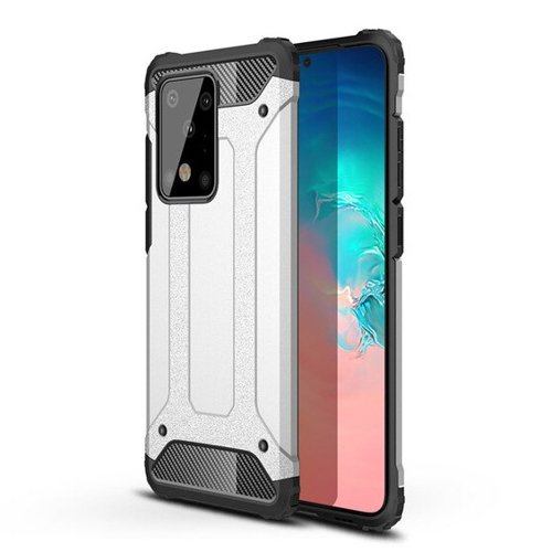 Θήκη Hybrid Armor για Samsung Galaxy S20 Ultra - Ασημί