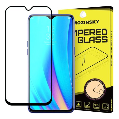 Tempered Glass Wozinsky FULL GLUE για Realme 3 Pro - Μαύρο Πλαίσιο