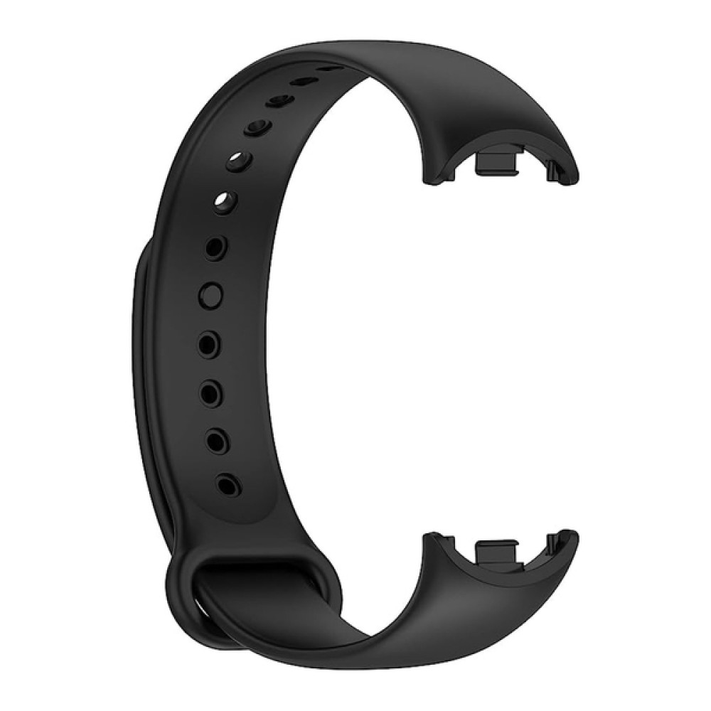 Λουράκι TPU Σιλικόνης για Xiaomi Mi Band 8 - Μαύρο