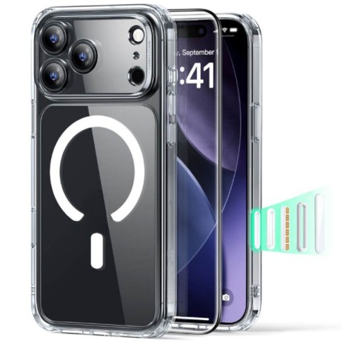 Σκληρή Θήκη ESR Classic Hybrid Halolock Magsafe και Τζαμάκι Προστασίας για iPhone 17 Pro Max - Διάφανη