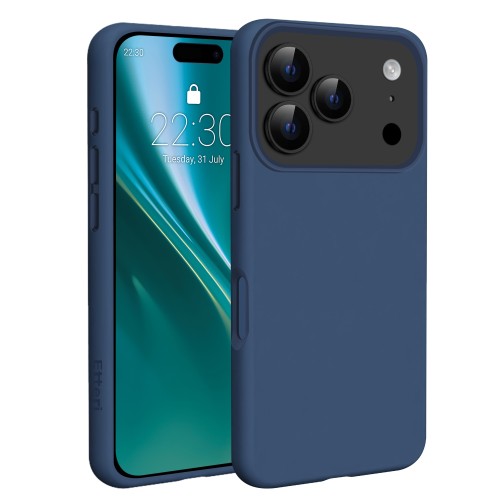 Etteri Θήκη TPU Σιλικόνης Mag Invisible για iPhone 17 Pro / 18 Pro - Σκούρο Μπλε