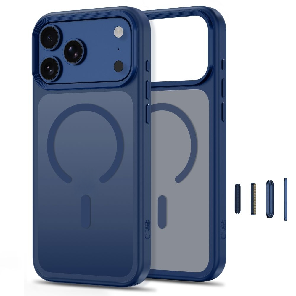 Tech-Protect Σκληρή Θήκη MagMat με MagSafe για iPhone 17 Pro Max / 18 Pro Max - Μπλε Φιμέ