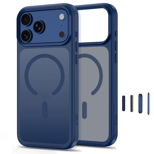 Tech-Protect Σκληρή Θήκη MagMat με MagSafe για iPhone 17 Pro Max / 18 Pro Max - Μπλε Φιμέ