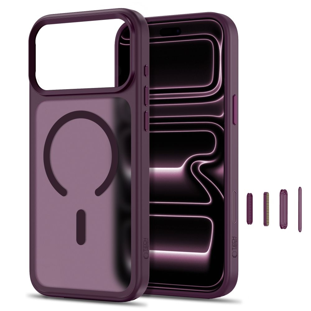 Tech-Protect Σκληρή Θήκη MagMat με MagSafe για iPhone 17 Pro / 18 Pro - Μπορντό Φιμέ