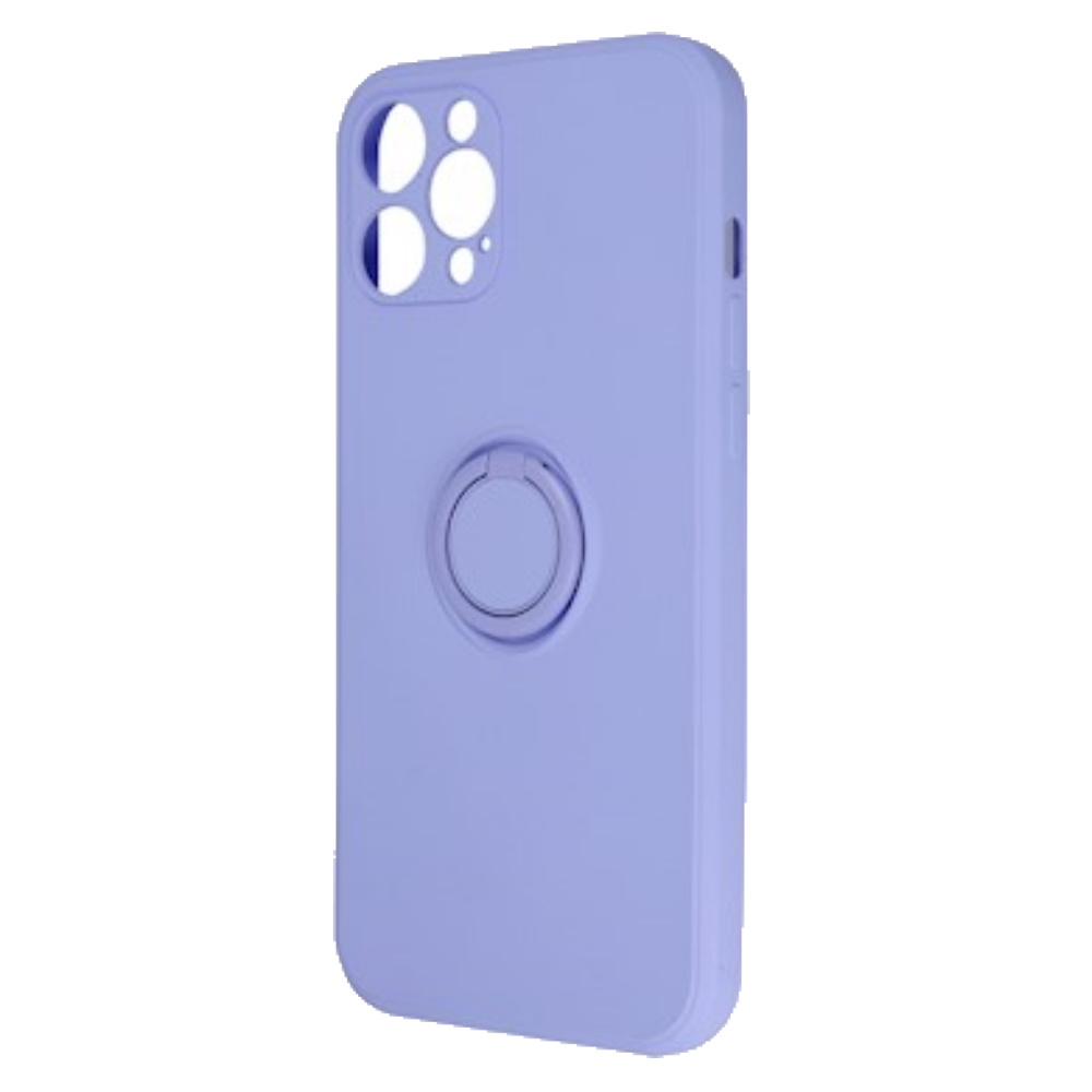 Θήκη Finger Grip με Βάση Στήριξης για Samsung Galaxy A03s - Μωβ