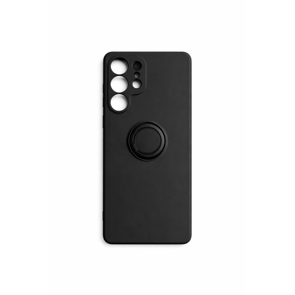 Θήκη Finger Grip με Βάση Στήριξης Δαχτυλίδι για Samsung Galaxy S25 Ultra - Μαύρο