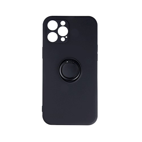 Θήκη Finger Grip με Βάση Στήριξης Δαχτυλίδι για iPhone 14 Plus - Μαύρο