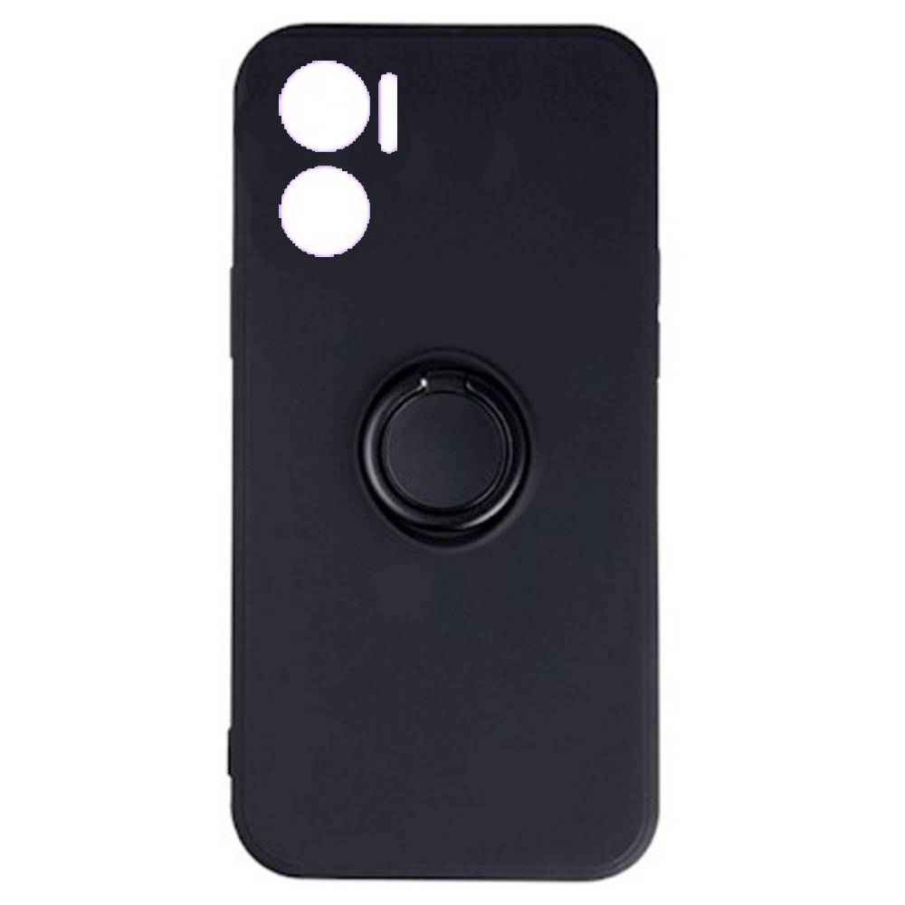 Θήκη Finger Grip με Βάση Στήριξης Δαχτυλίδι για Xiaomi Redmi 10 5G - Μαύρο