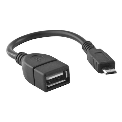 Αντάπτορας OTG Micro USB FOREVER - Μαύρος
