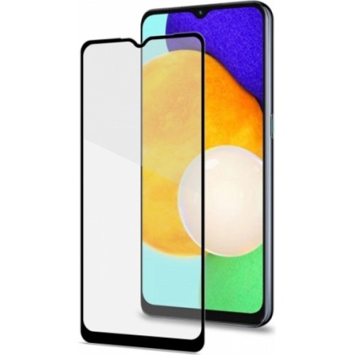 Tempered Glass FULL GLUE για Samsung Galaxy A13 4G / 5G / A04s / A23 / M33 - Μαύρο Πλαίσιο