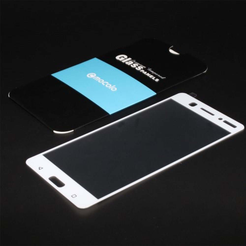 Full Tempered Glass - Τζαμάκι Προστασίας MOCOLO για Nokia 6 - Λευκό Πλαίσιο
