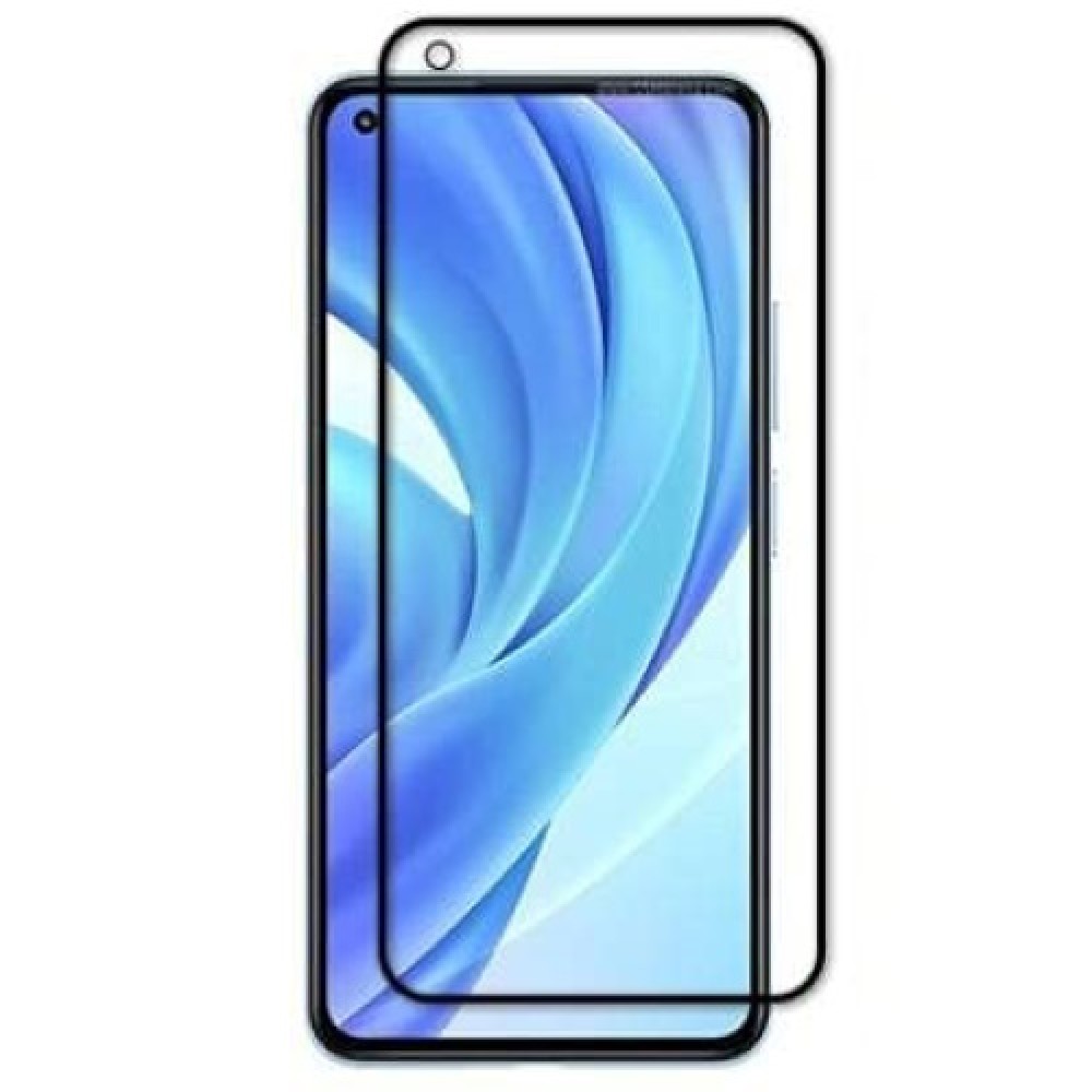 Tempered Glass FULL GLUE για Xiaomi Mi 11 Lite - Μαύρο Πλαίσιο