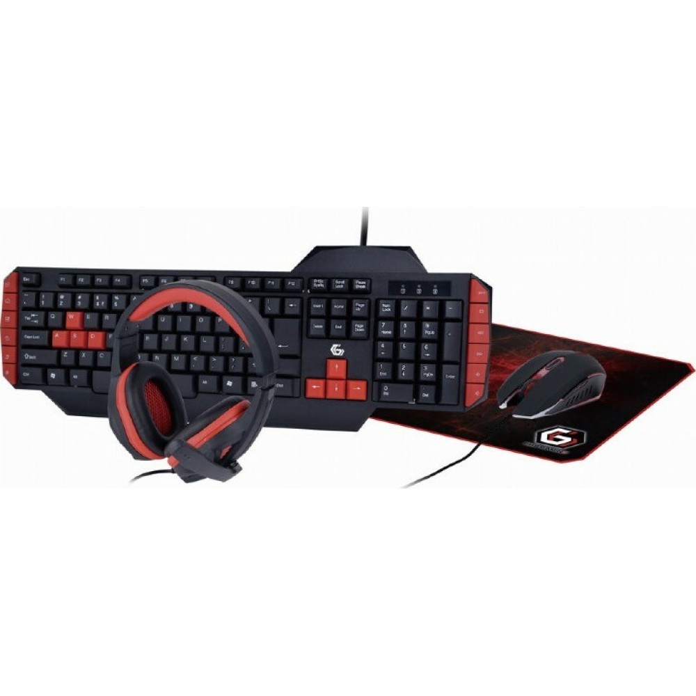 Gembird Gaming kit Ultimate 4 σε 1 - GGS-UMG4-02