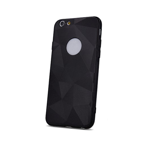 Θήκη TPU Σιλικόνης Geometric Style για iPhone XS Max - Μαύρη Ματ