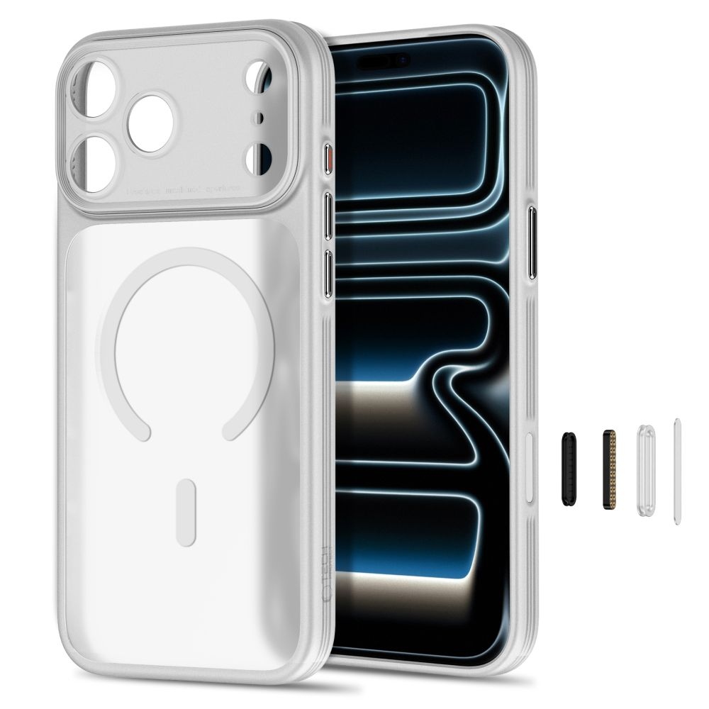 Tech-Protect Σκληρή Θήκη MagPrime με Magsafe και Προστασία Κάμερας για iPhone 17 Pro / 18 Pro - Γκρί Φιμέ
