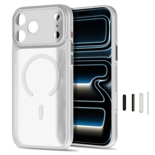 Tech-Protect Σκληρή Θήκη MagPrime με Magsafe και Προστασία Κάμερας για iPhone 17 Pro / 18 Pro - Γκρί Φιμέ