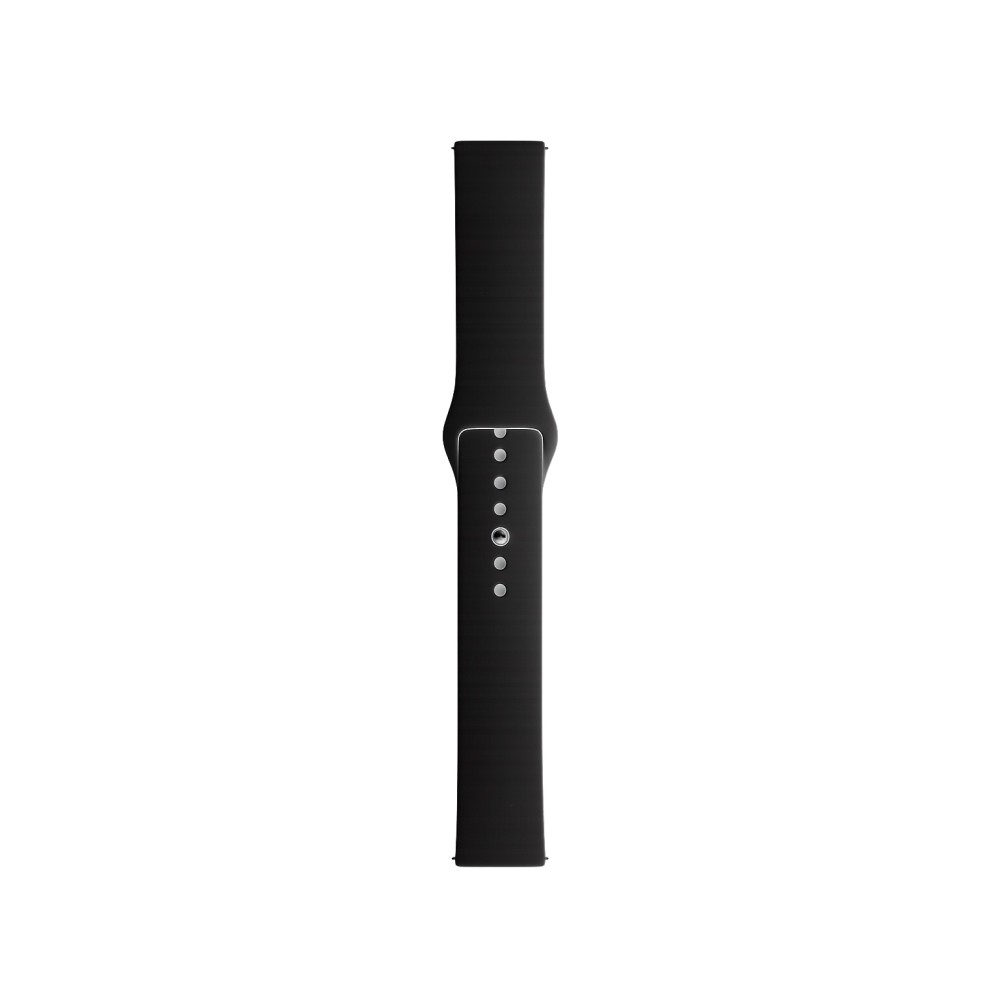Hoco WH11 Universal Λουράκι Σιλικόνης για Ρολόι Smartwatch 22mm - Μαύρο