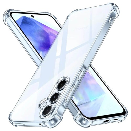 Θήκη TPU Σιλικόνης GREEN ON με Ενισχυμένες Γωνίες για Samsung Galaxy S23 FE - Διάφανο