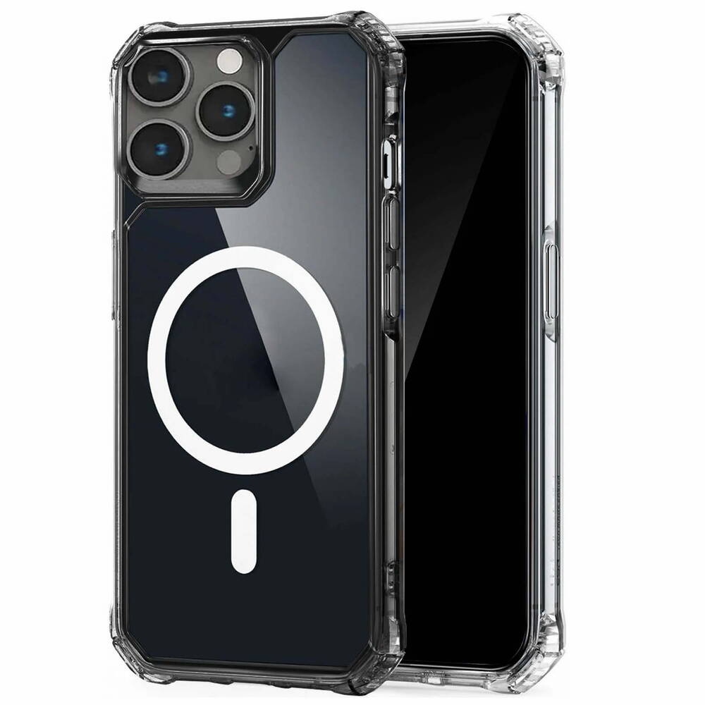 Σκληρή Θήκη GREEN ON Armor με MagSafe για iPhone 15 - Διάφανο