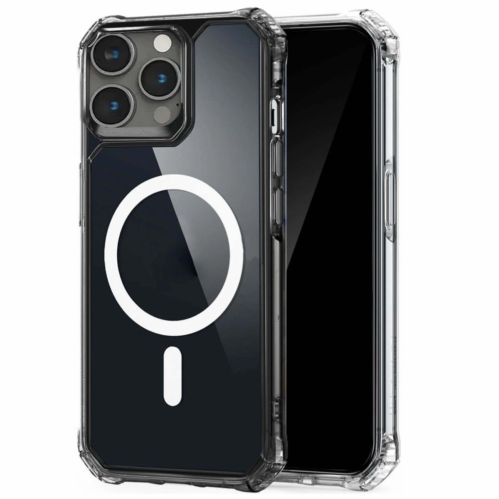 Σκληρή Θήκη GREEN ON Armor με MagSafe για iPhone 12 / 12 Pro - Διάφανο