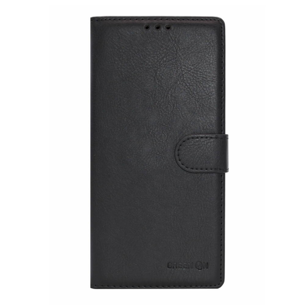 Θήκη GREEN ON Book Style με Λουράκι για iPhone 12 Pro Max - Μαύρο
