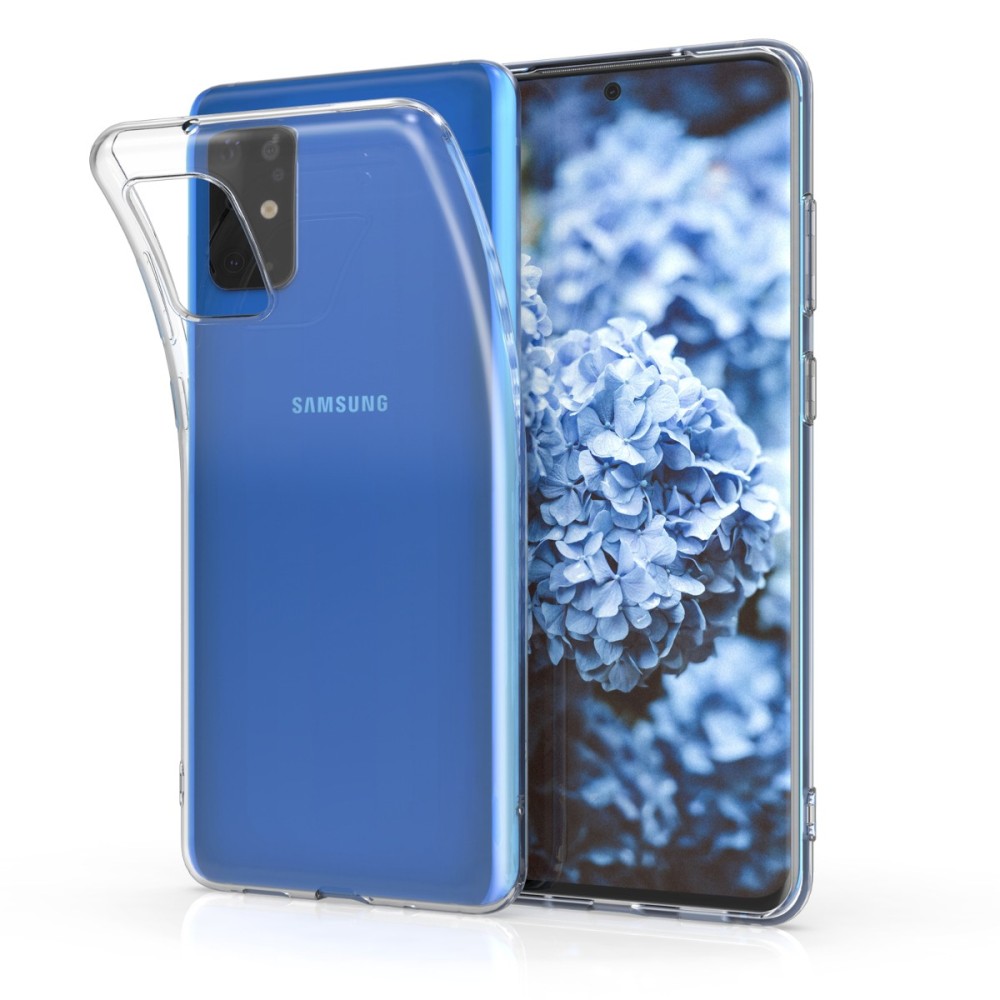 Θήκη TPU Σιλικόνης 1mm για Samsung S20 Plus - Διάφανη
