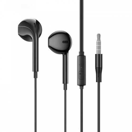 Hoco Ακουστικά DM6 με Μικρόφωνο 3.5mm Αudio Plug 1.2μ - Μαύρο
