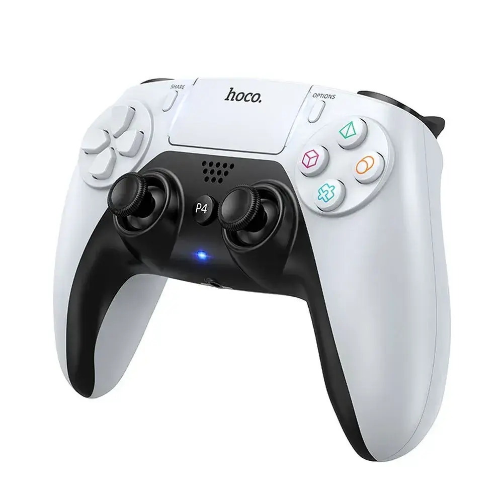 Hoco GA1 Phoenix Συμβατό Ασύρματο Χειριστήριο για PC / Playstation 4 PS4 - Λευκό