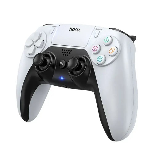 Hoco GA1 Phoenix Συμβατό Ασύρματο Χειριστήριο για PC / Playstation 4 PS4 - Λευκό