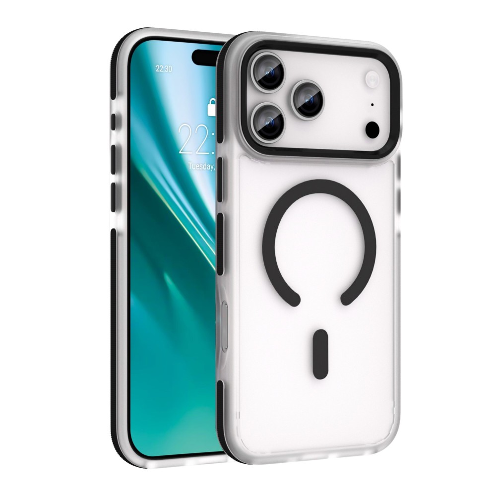 Etteri Icy Σκληρή Θήκη με Magsafe για iPhone 17 Pro / 18 Pro - Διάφανη / Μαύρο Πλαίσιο