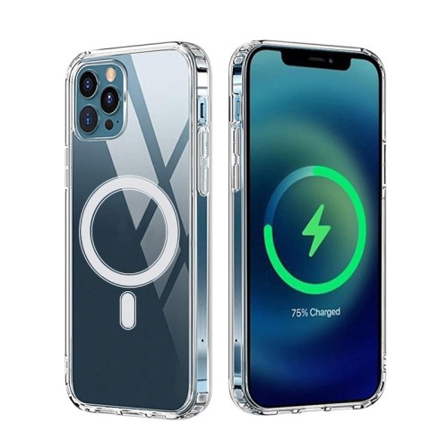 Θήκη TPU Σιλικόνης 1.5mm με Ενισχυμένες Γωνίες και MagSafe για iPhone 13 Pro Max - Διάφανο