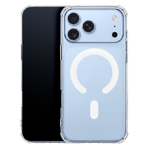 Θήκη TPU Σιλικόνης 1.5mm με Ενισχυμένες Γωνίες και MagSafe για iPhone 17 Pro / 18 Pro - Διάφανο
