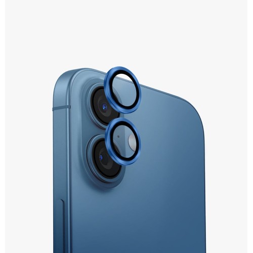 Tempered Glass / Προστατευτικά Τζαμάκια Κάμερας για iPhone 16 / 16 Plus / 17 - Μπλε