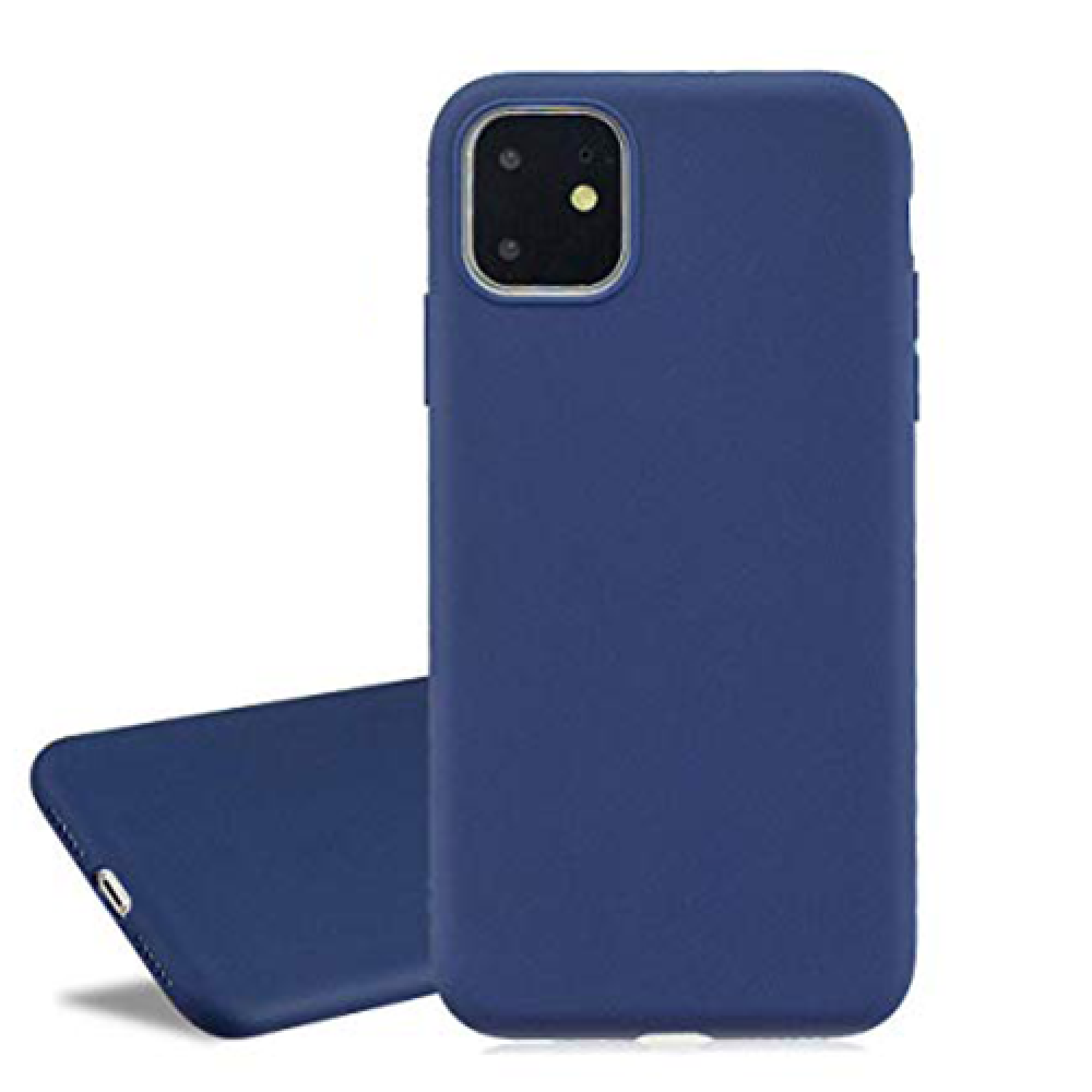 Θήκη TPU Σιλικόνης για iPhone 11 Pro Max - Σκούρο Μπλε Ματ