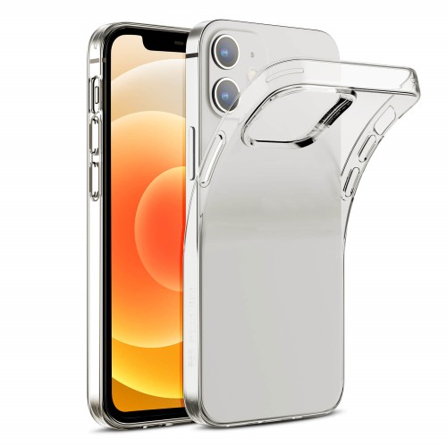 Θήκη TPU Σιλικόνης 1 mm για iPhone 12 Mini - Διάφανη