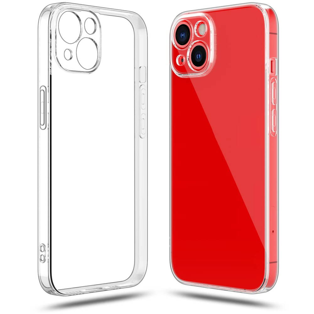 Θήκη TPU Σιλικόνης GREEN ON για iPhone 13 - Διάφανη
